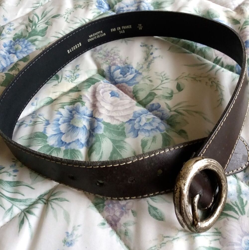 Ceinture en cuir Maroquinerie