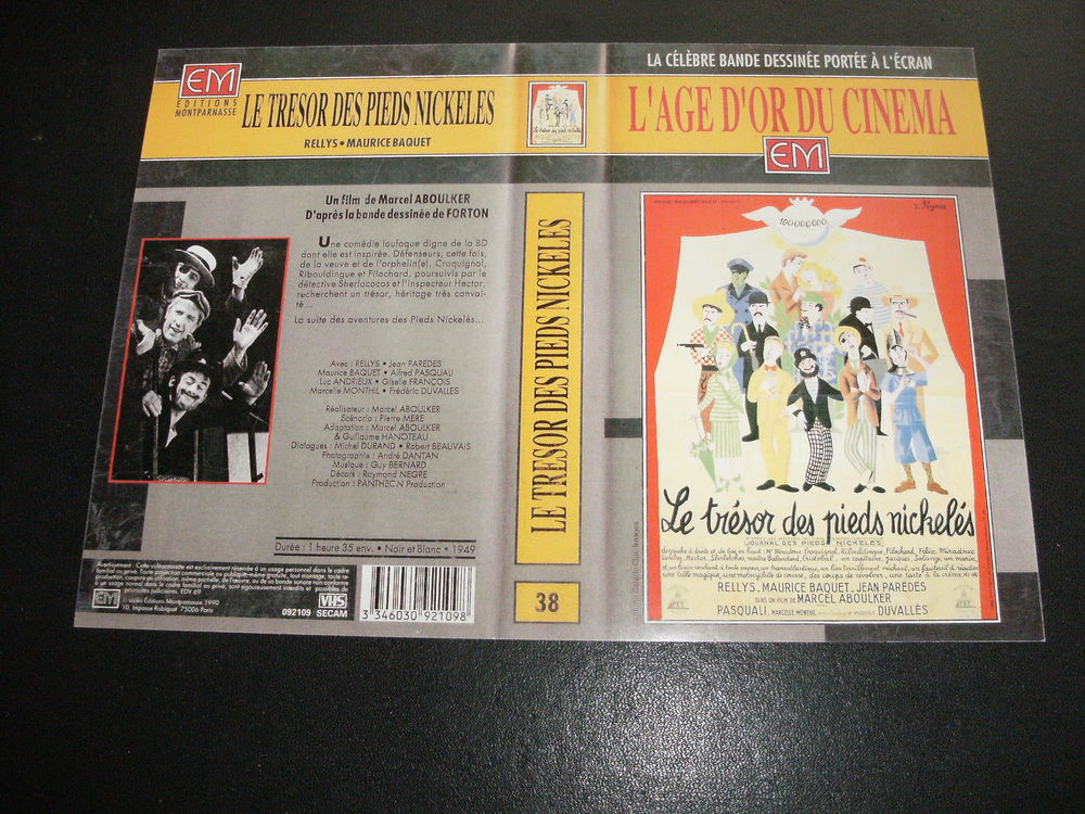 Film : " Le tr&eacute;sor des pieds nickel&eacute;s " DVD et blu-ray