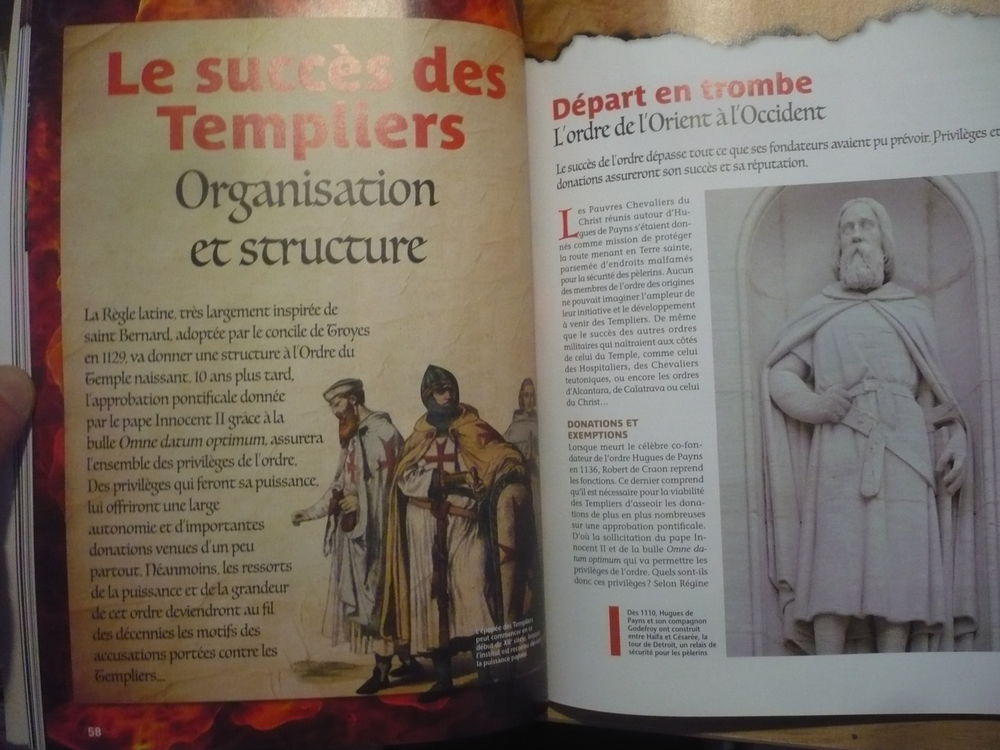  TOUT SAVOIR SUR LES TEMPLIERS MONDES ANCIENS Hors s&eacute;rie N&deg;1 Livres et BD