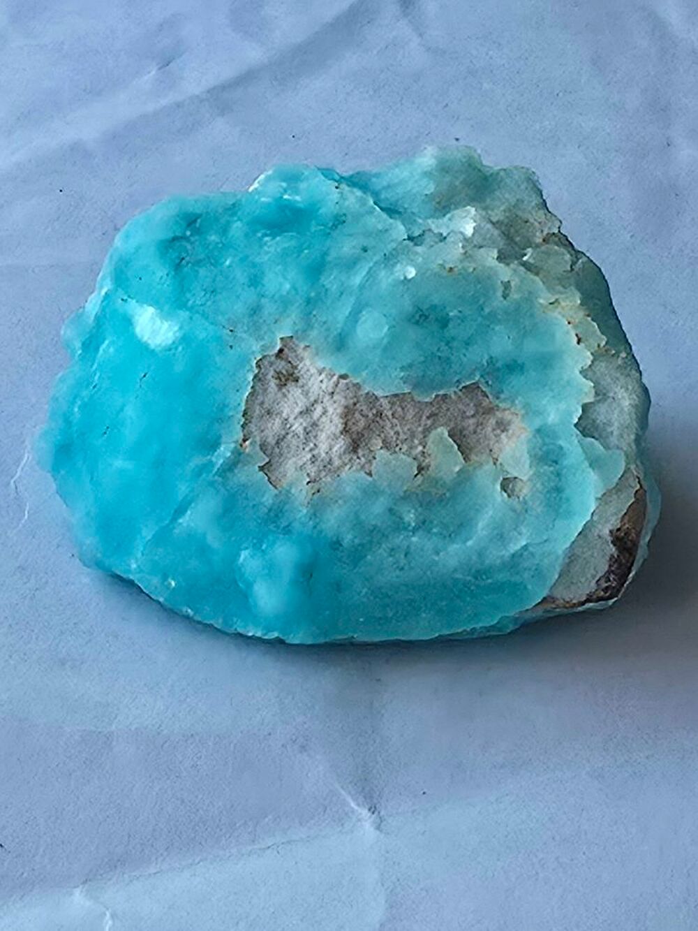 H&eacute;mimorphite Bleue Naturelle-Katanga, Congo-58g 
