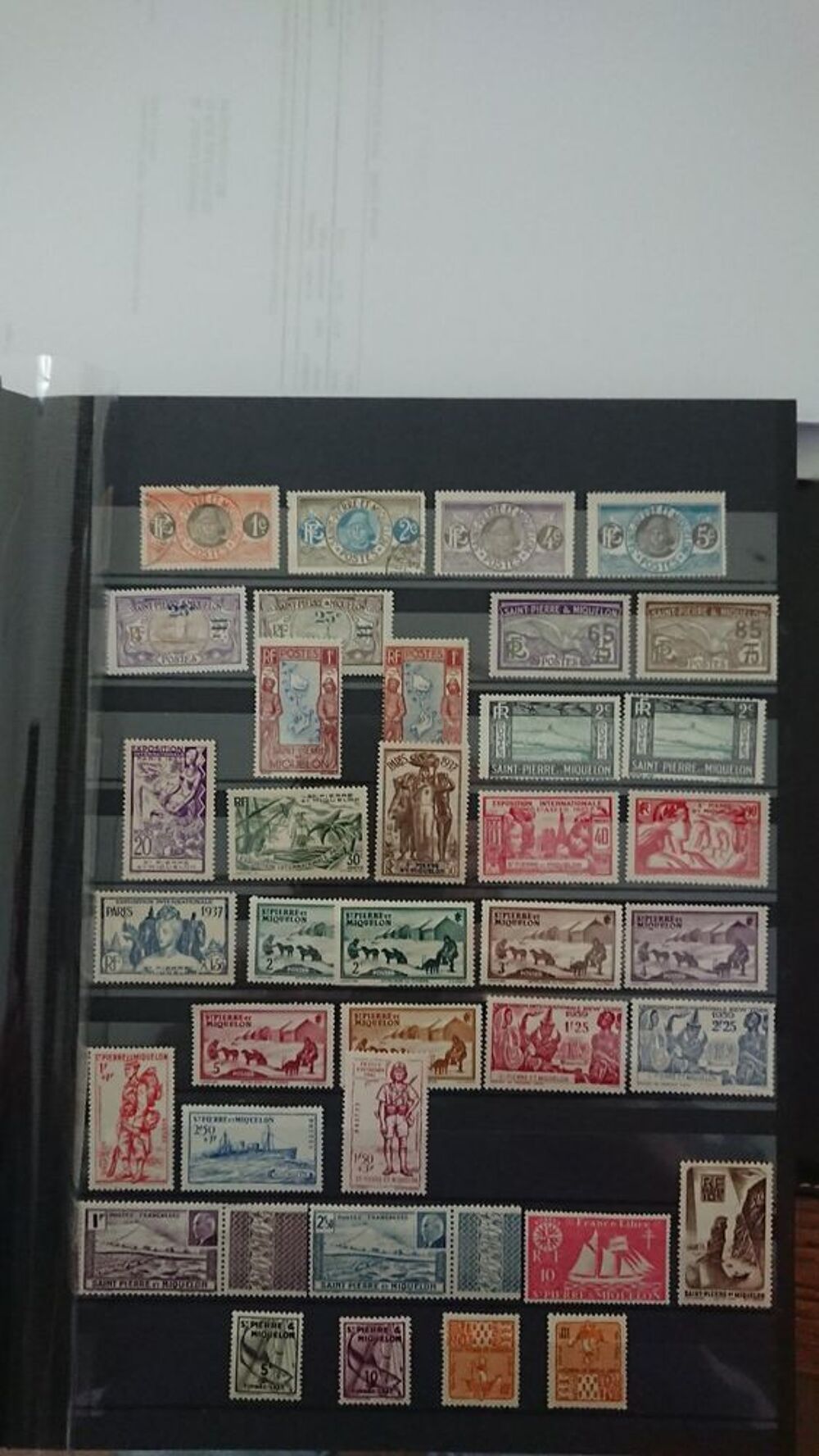 Anciens timbres de SAINT PIERRE &amp; MIQUELON 