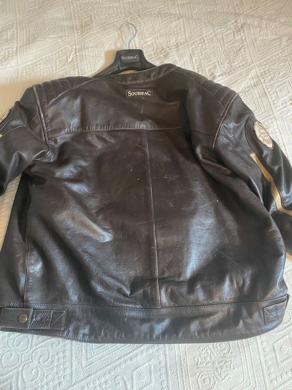 Achetez blouson moto en cuir occasion annonce vente Bois