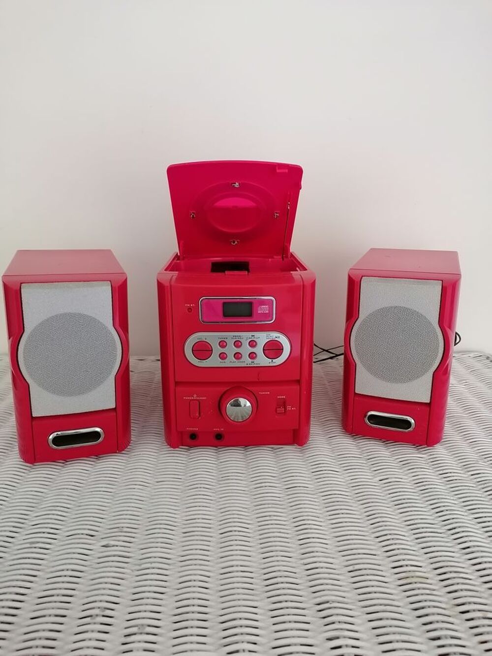 Mini cha&icirc;ne st&eacute;r&eacute;o rose Audio et hifi