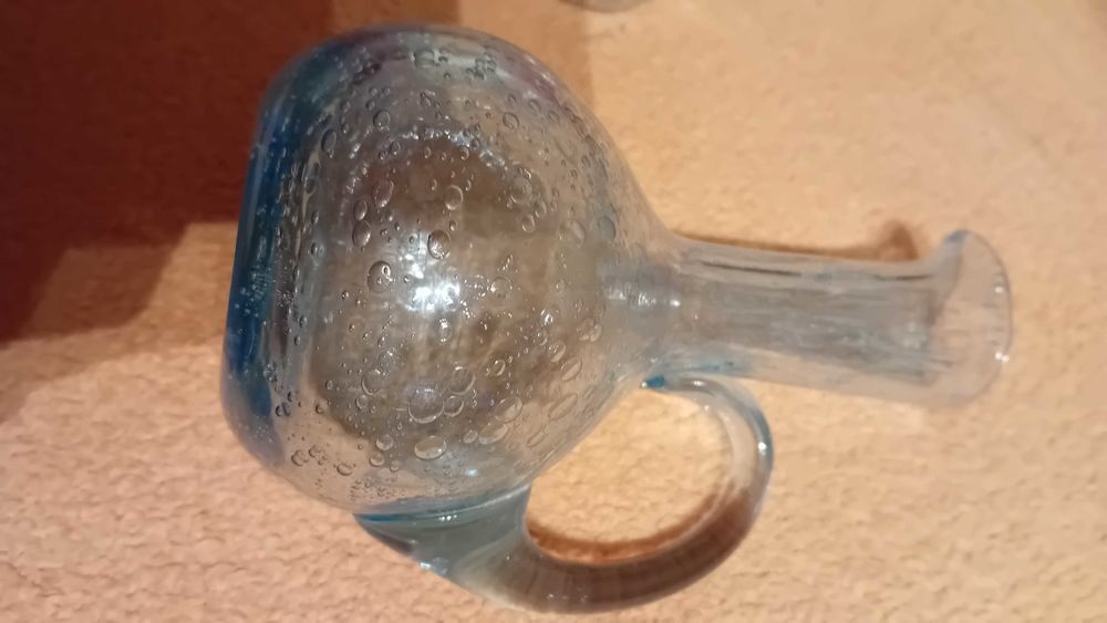 PICHET FLACON VERRE DE BIOT AVEC BOUCHON Décoration