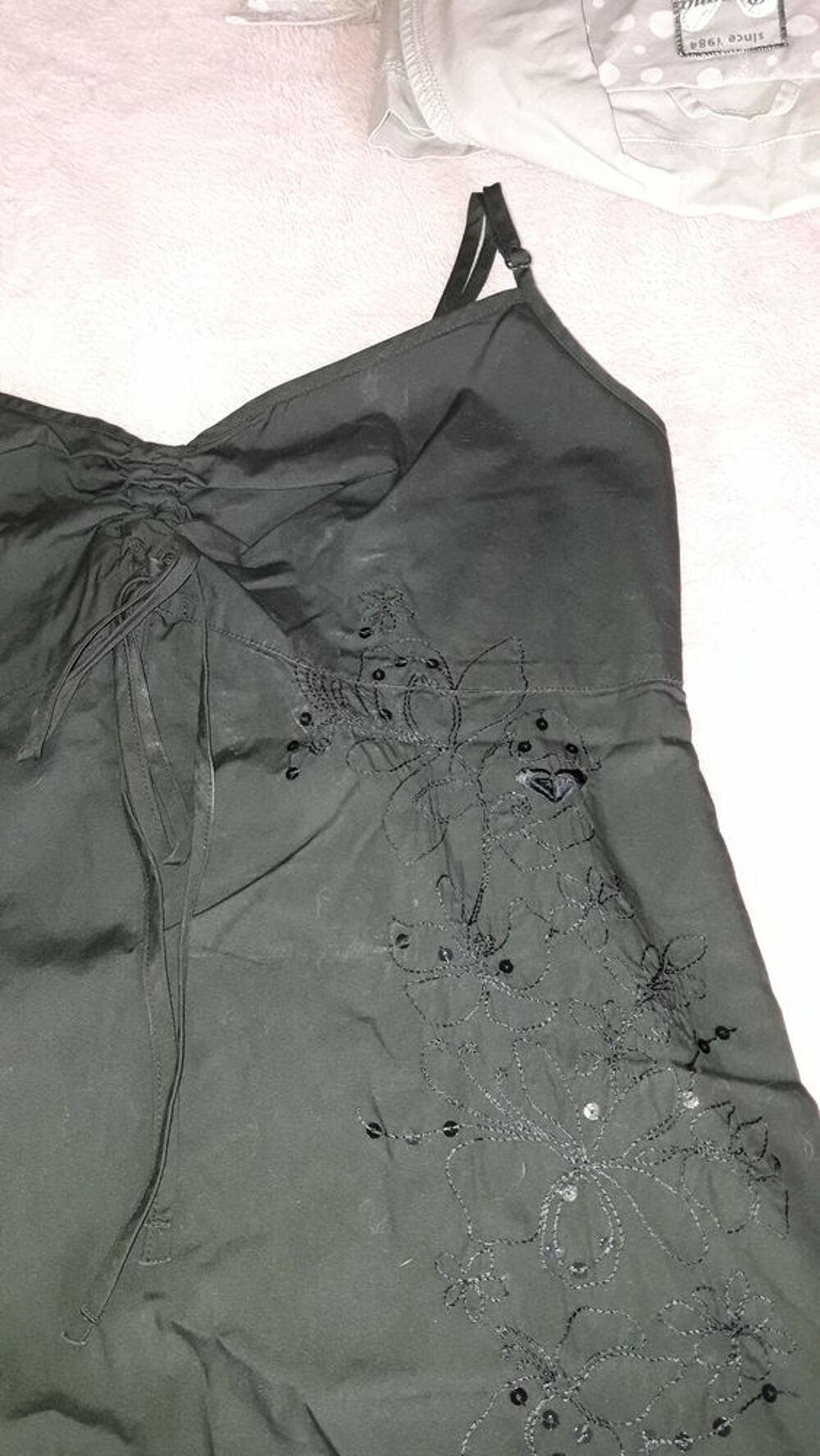 ROBE marque ROXY vert fonc&eacute; Vêtements