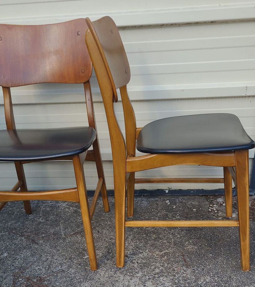 Chaise scandinave en teck par Kofod Larsen Meubles