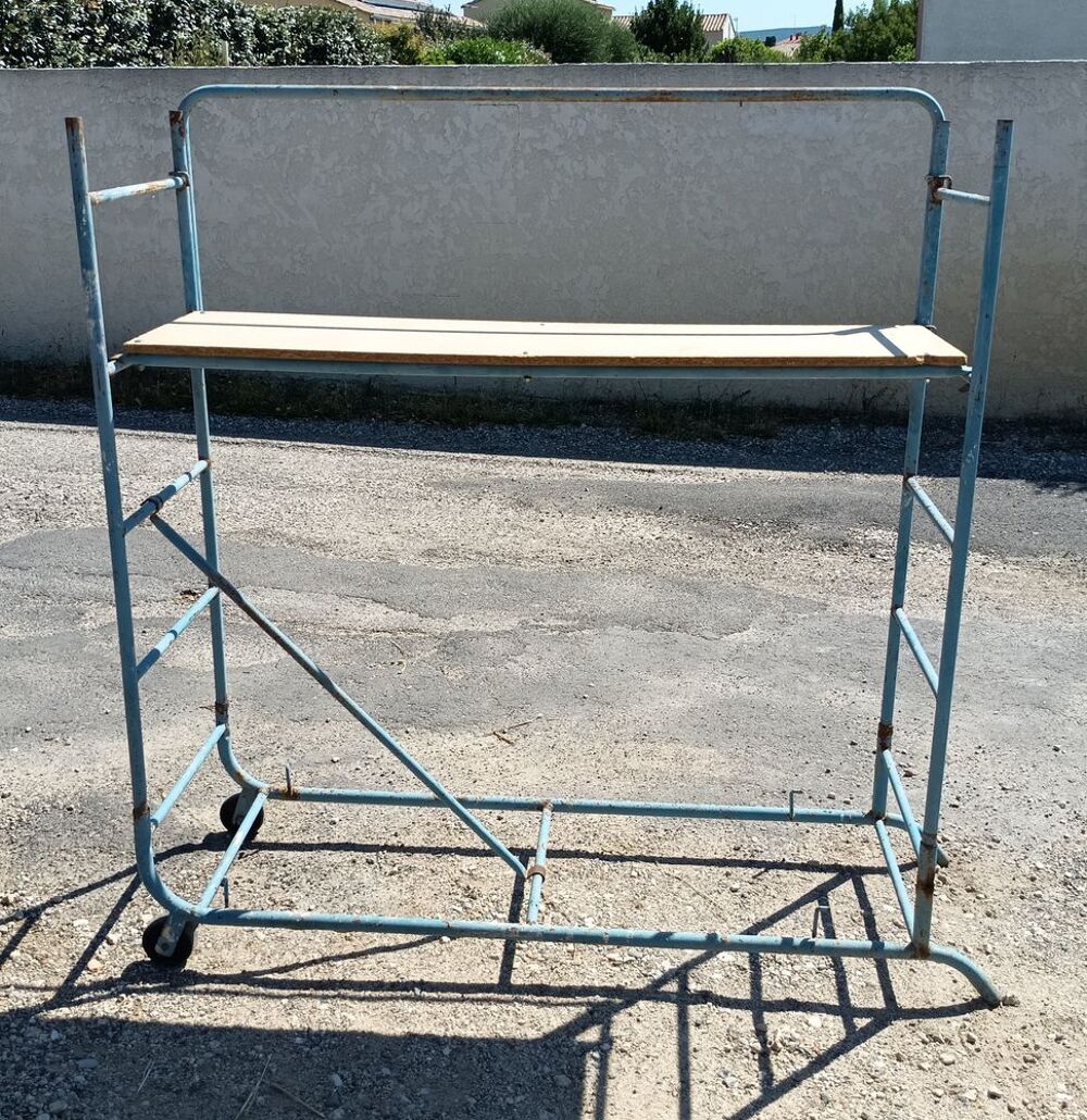 &eacute;chafaudage roulant Plateau bois tubulare acier Bricolage