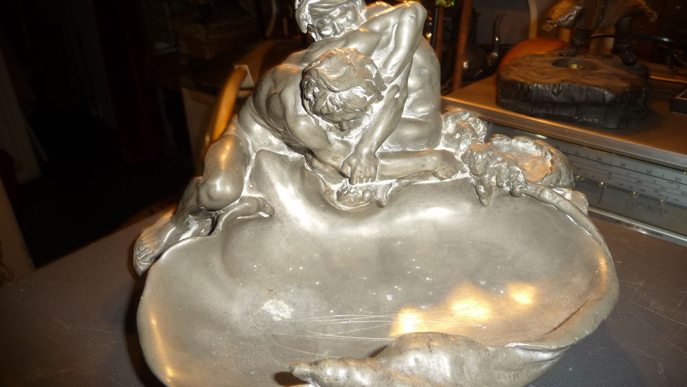 encrier &eacute;tain decauville D�coration