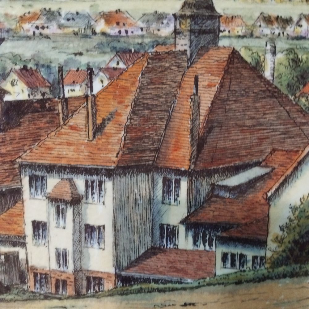 aquarelle oeuvre de fritz Ludwig Schmidt 