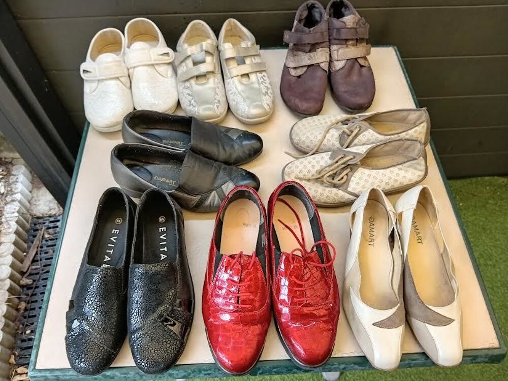 LOT DE 8 PAIRES DE CHAUSSURES Chaussures