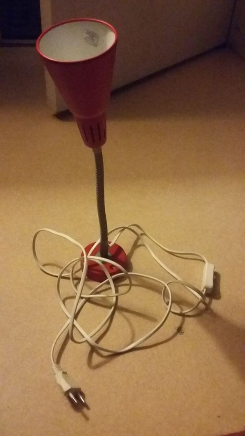 Lampe de bureau rouge Chaussures