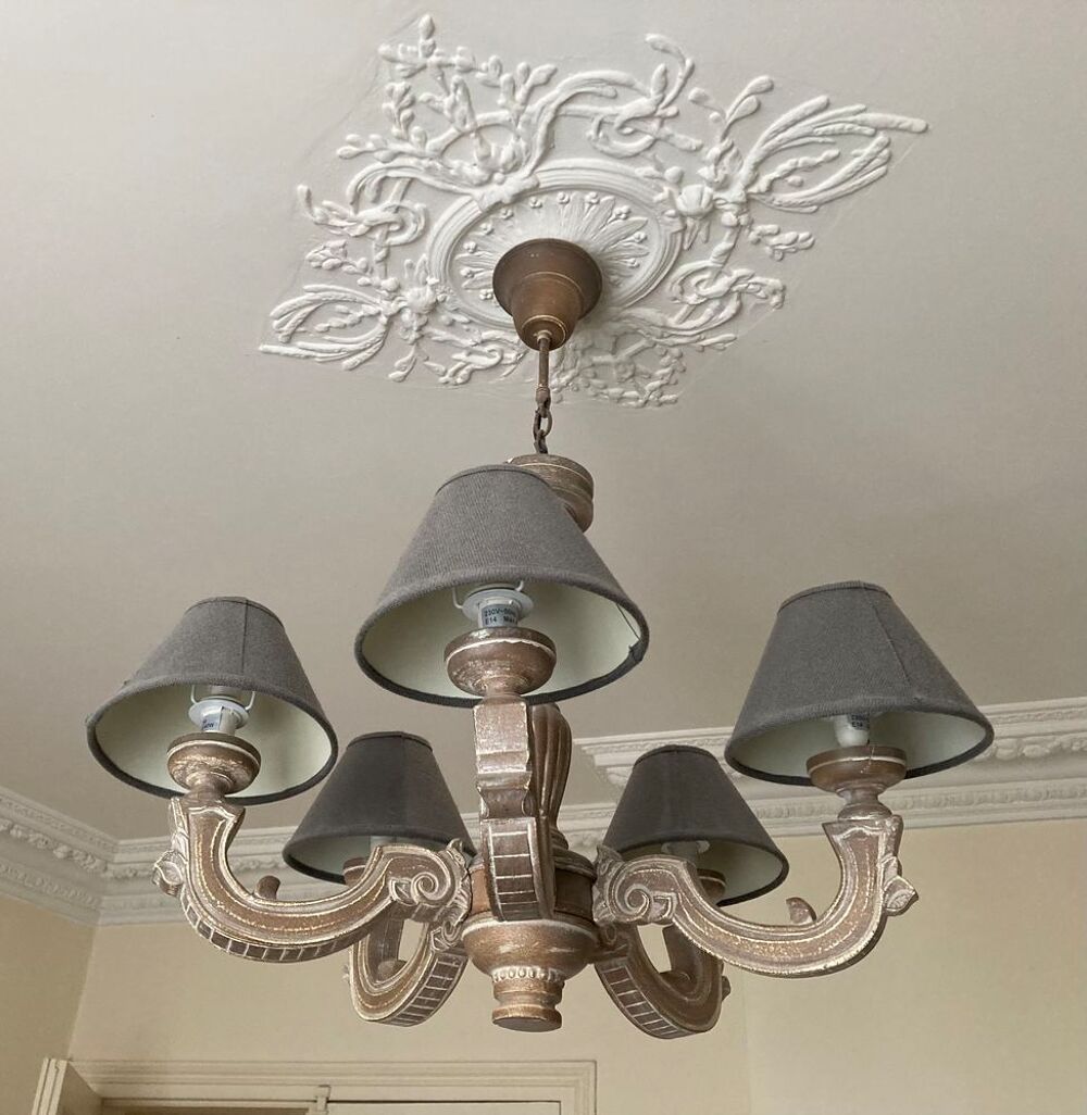 Lustre suspension 5 lampes Maisons du Monde D�coration