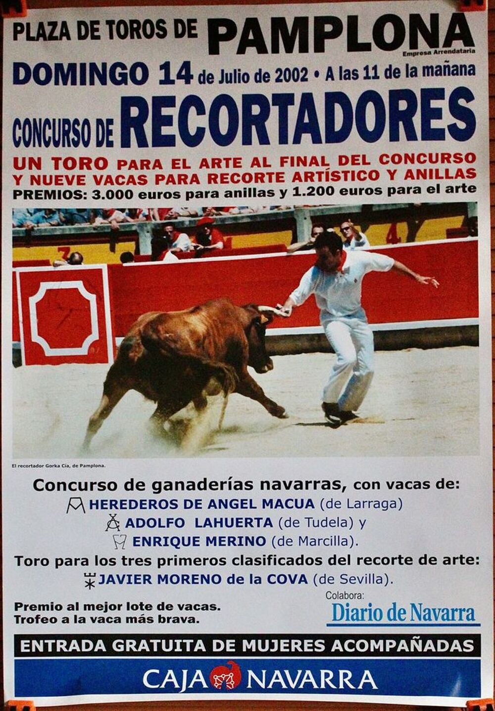 AFFICHES PAMPELUNE FERIA DEL TORO + SAN FERMIN 