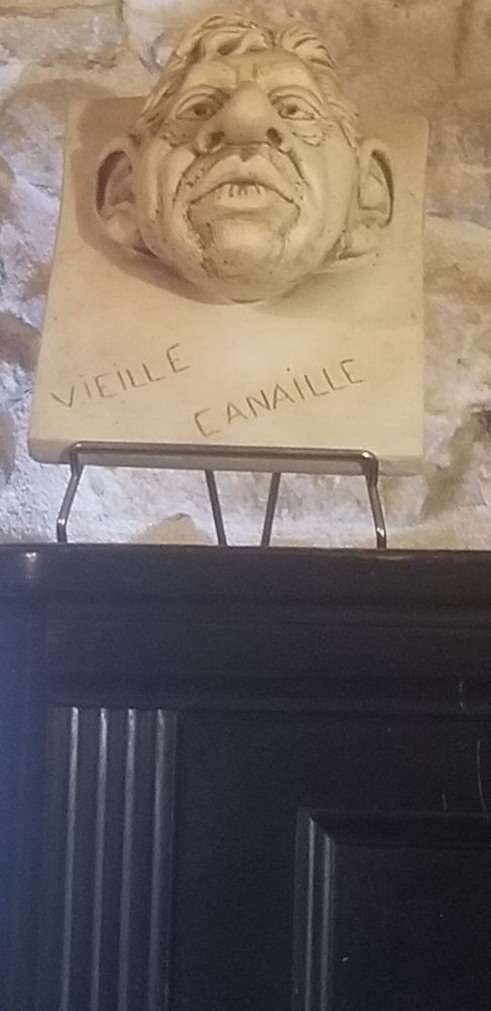 Buste Serge Gainsbourg en pl&acirc;tre 