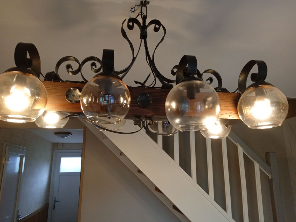 Lustre en Fer Forg&eacute; Décoration