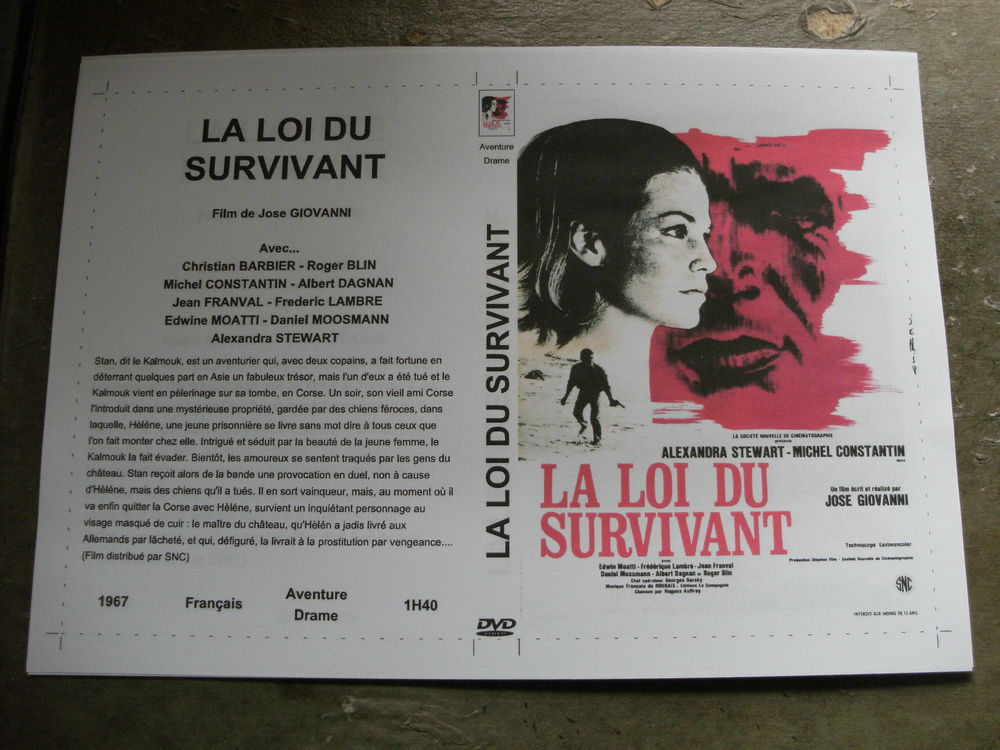 Film : " La loi du survivant " DVD et blu-ray