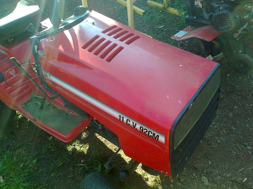 capot tracteur tondeuse Jardin