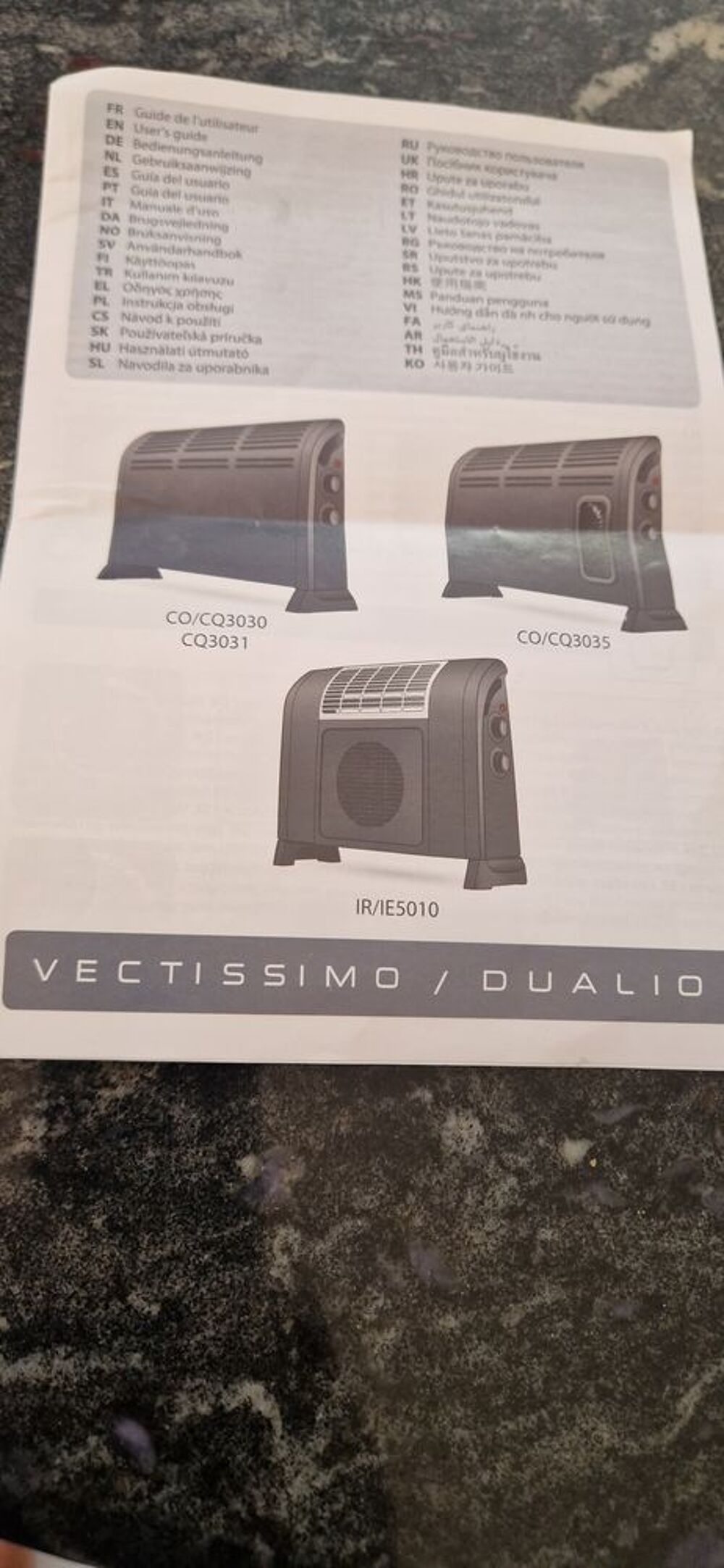 2 radiateurs &eacute;lectriques rowenta Electroménager