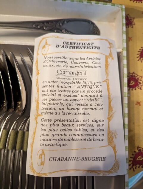 Ménagère Comargent 100 La Grigonnais (44)