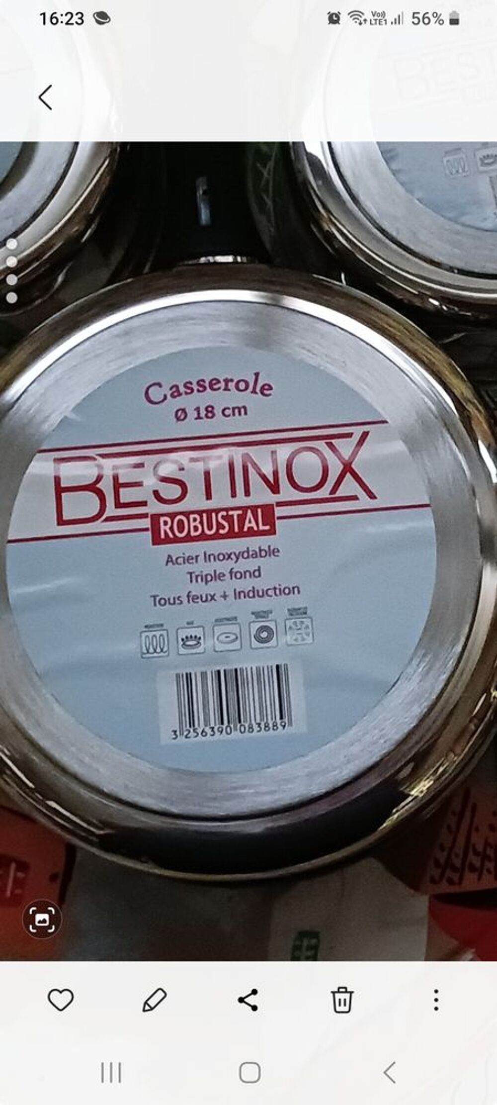  Casseroles Neuves (Lot de 5) Cuisine