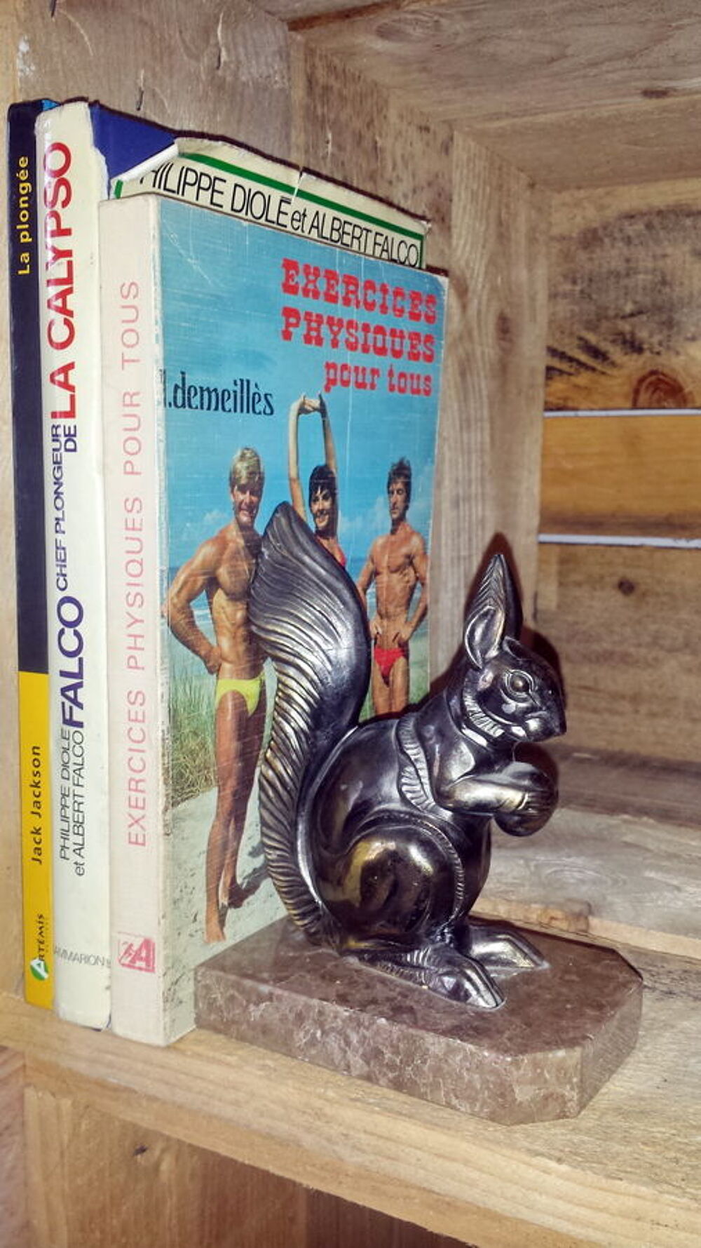 PRESSE LIVRE &Eacute;CUREUIL AVEC NOISETTE sur marbre
Livres et BD