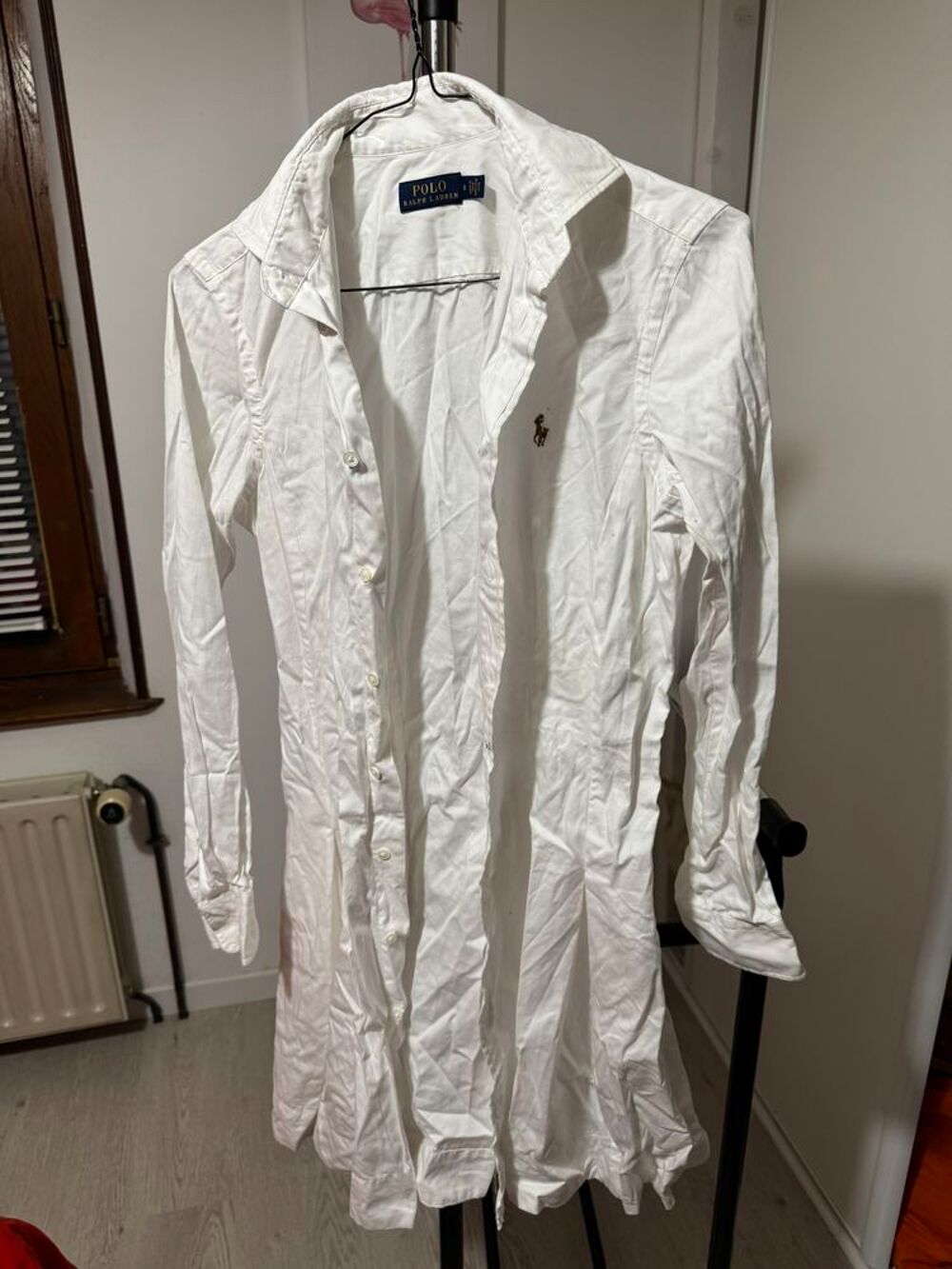 Chemise Oxford Polo Ralph Lauren blanche Classic Fit taille Vêtements