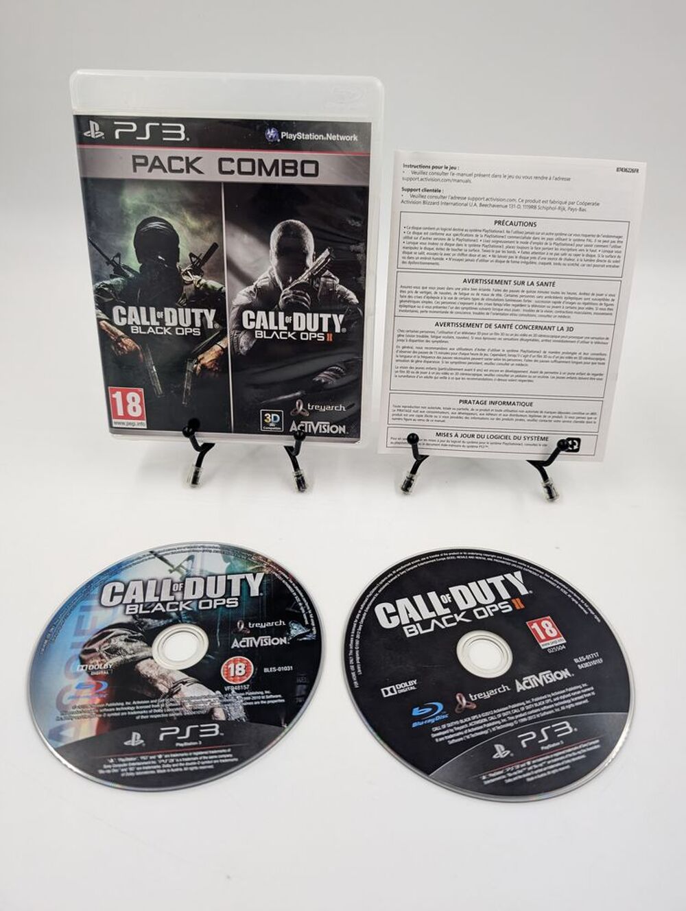 Jeu Playstation 3 Pack Combo Call of Duty Black Ops 1 et 2 Consoles et jeux vidéos