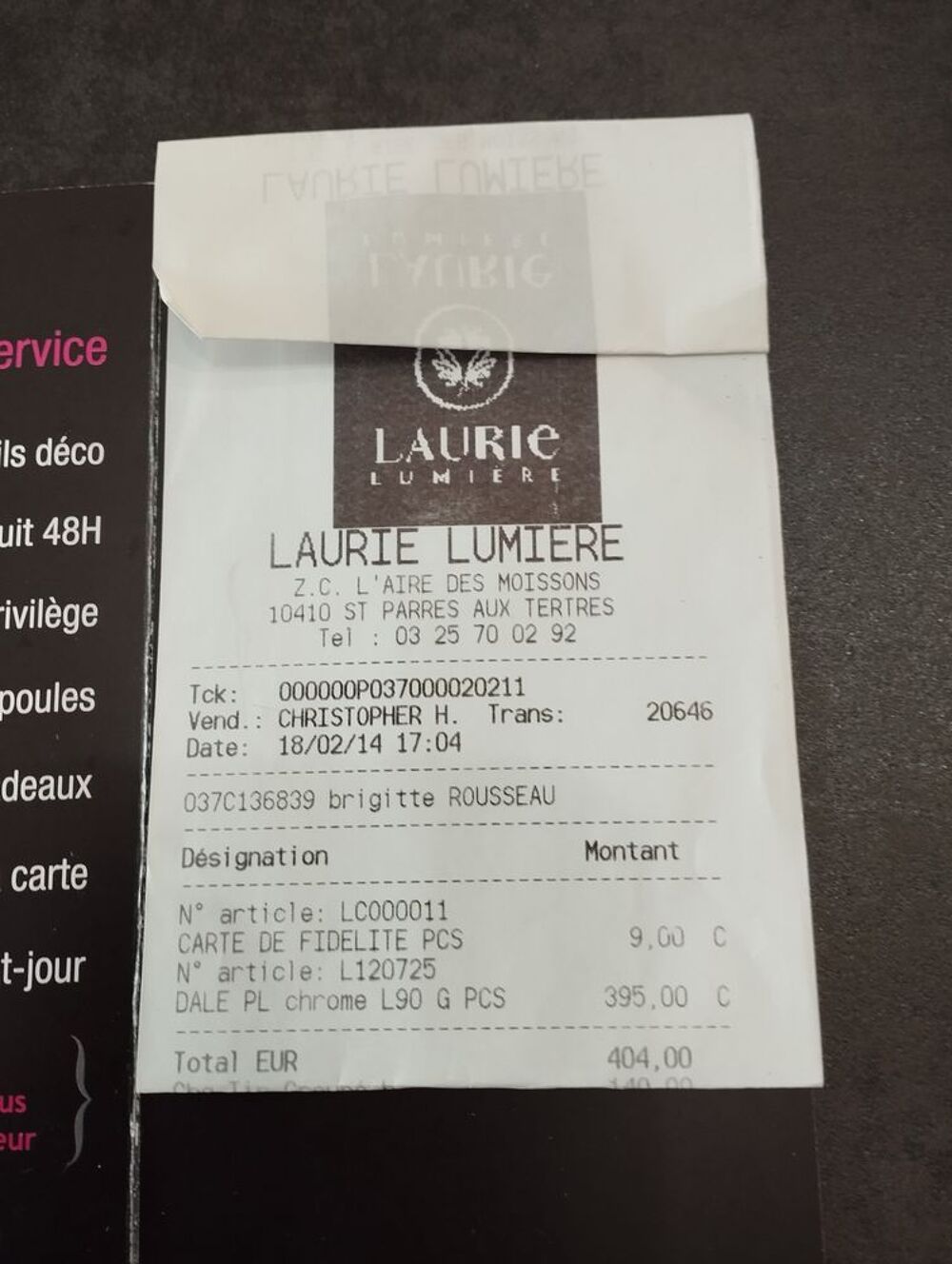 Joli lustre leds Décoration