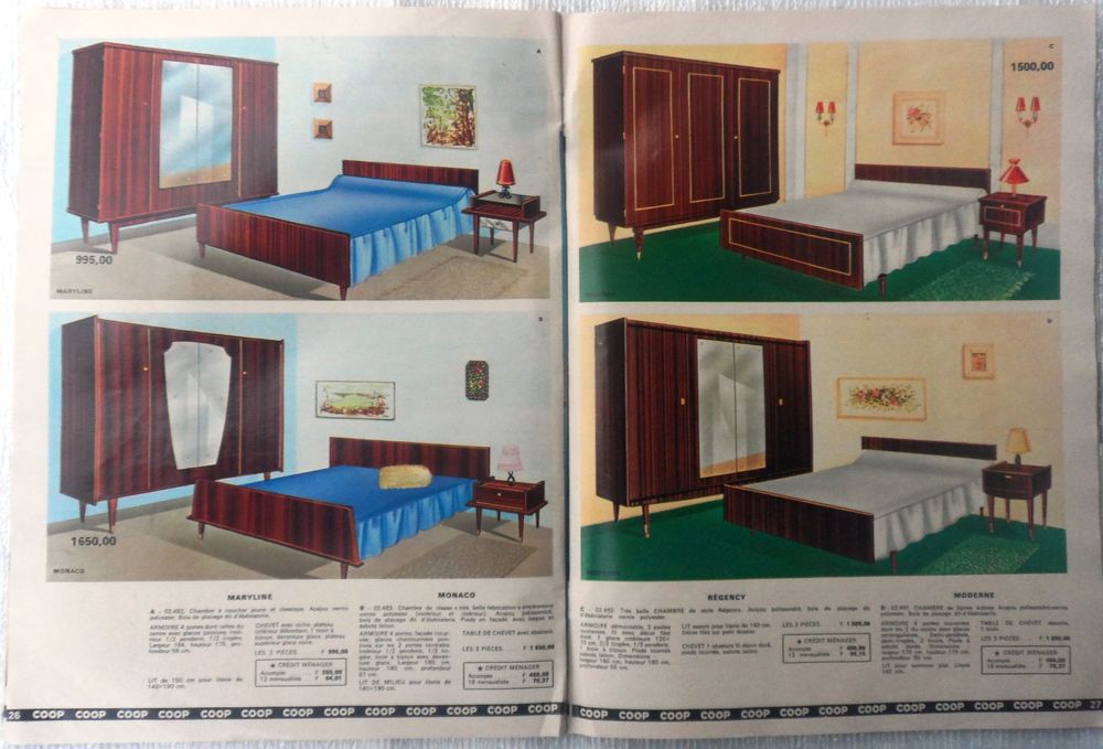 Catalogue COOP Automne-Hivers 1966-1967 nombreuses photos Livres et BD