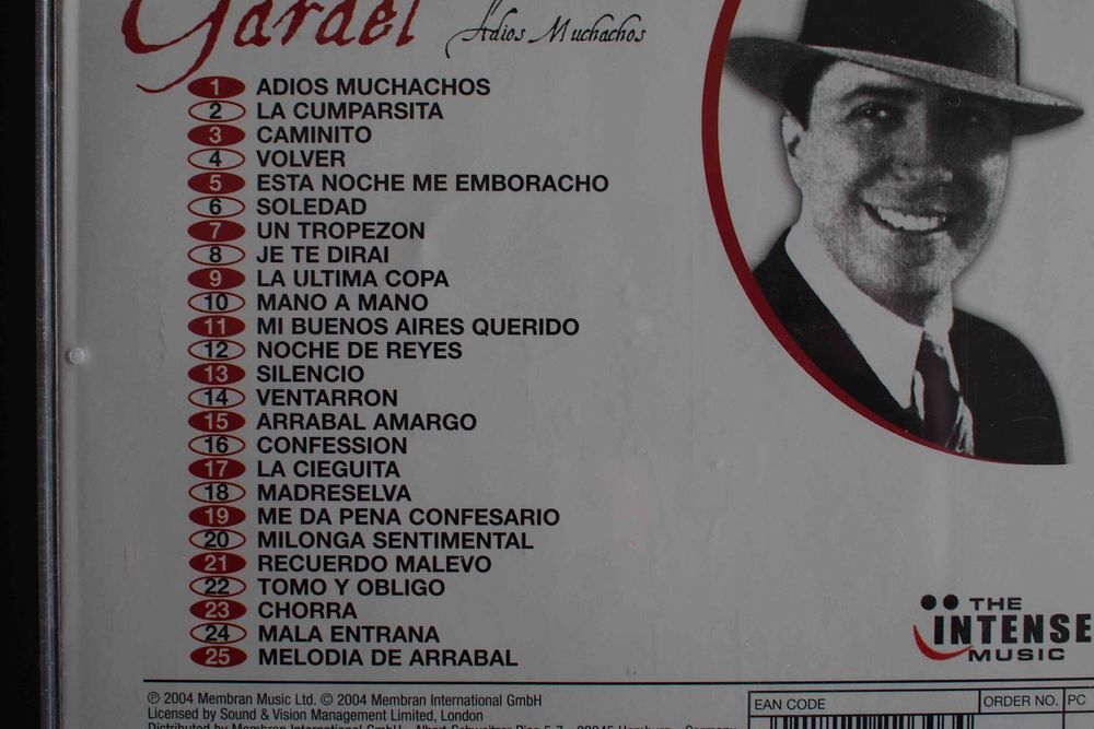 CARLOS GARDEL, CD et vinyles