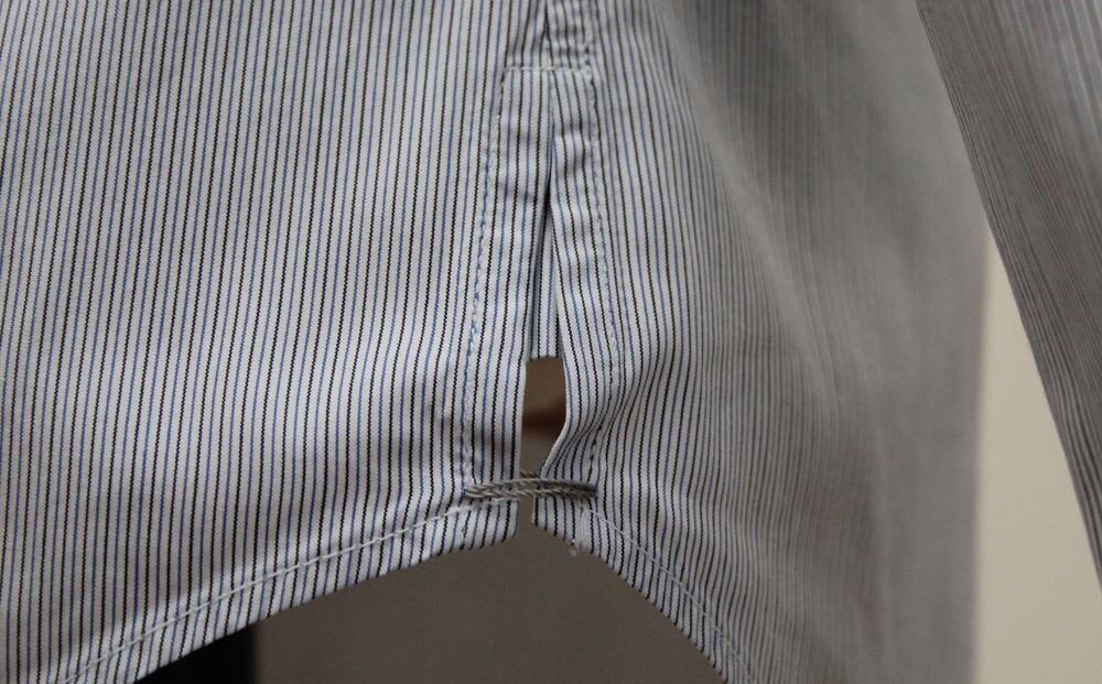Chemise bleu ray&eacute;e DIOR T.41 ou T.L Vêtements