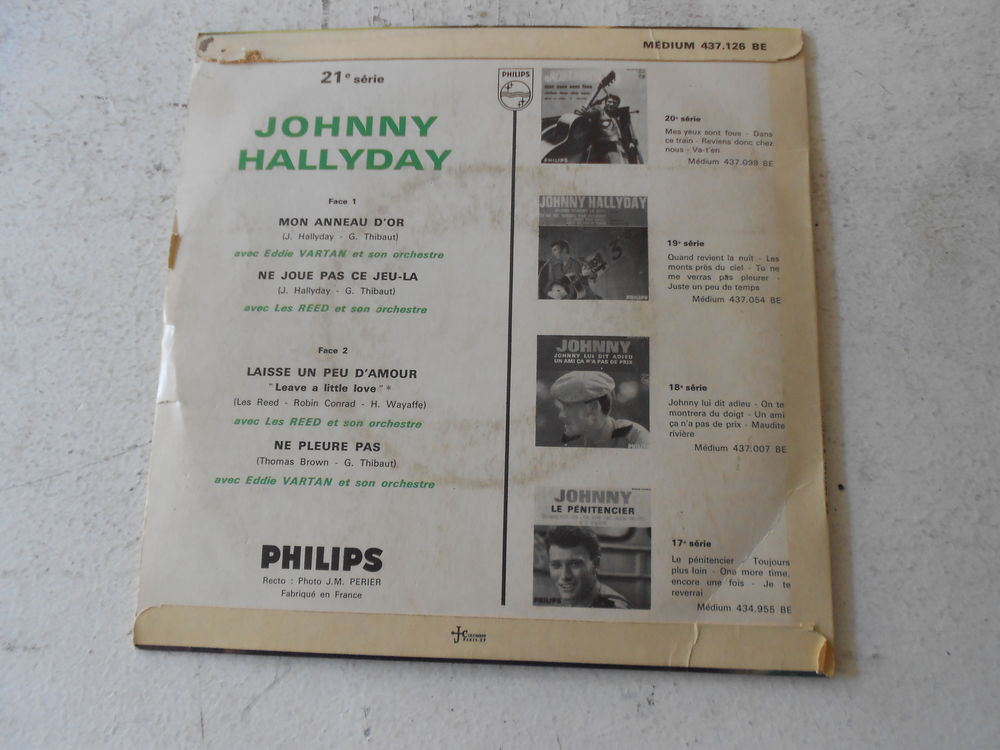 ALBUM DE JHONNY HALLIDAY CD et vinyles