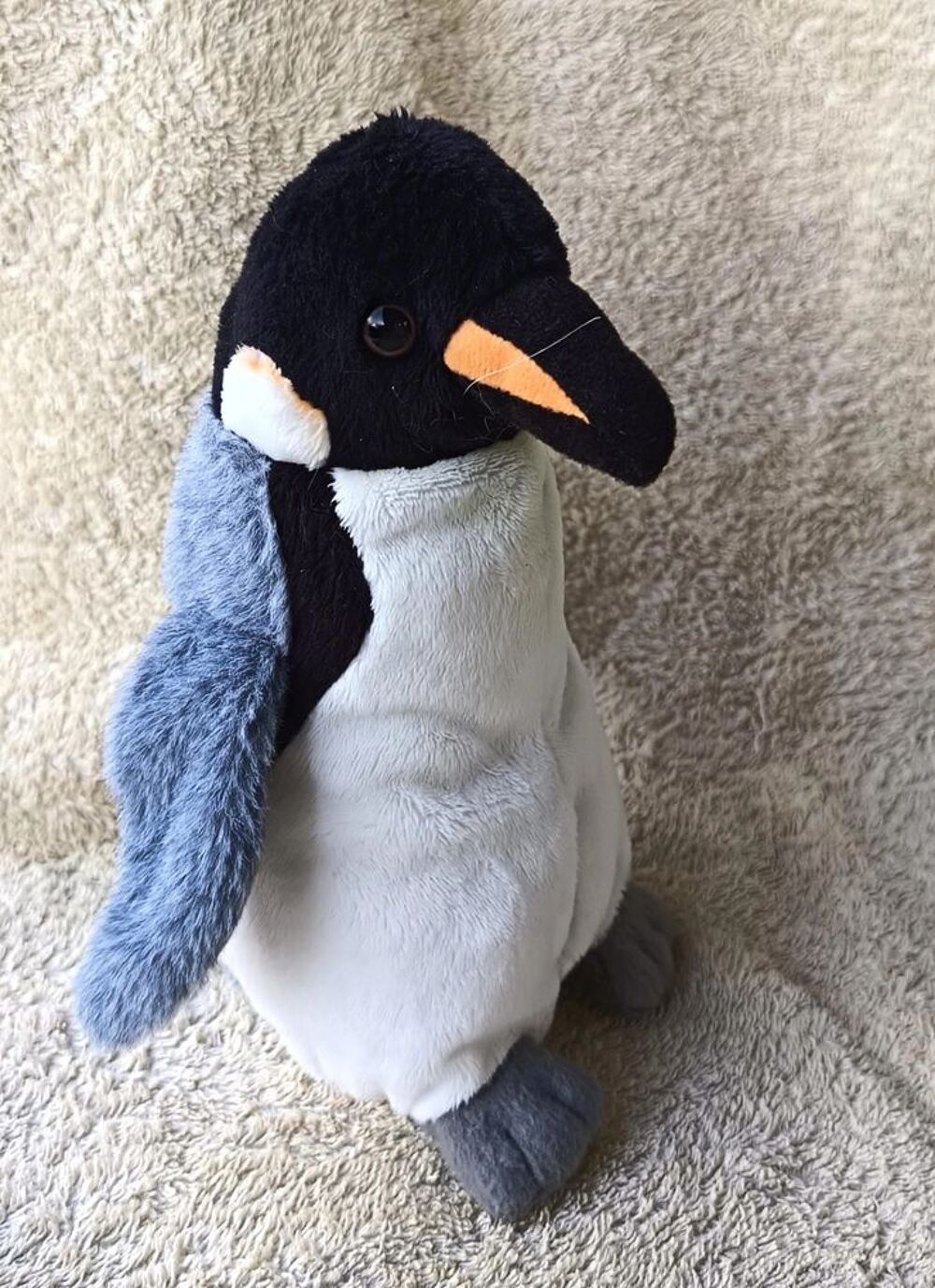Peluche Manchot Pingouin R&eacute;aliste Tout doux 16-18 cm Jeux / jouets