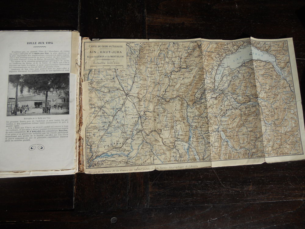  GUIDE DU TOURISTE DANS L'AIN.HAUT-JURA-.L&Eacute;MAN.MT BLANC 1913 Livres et BD