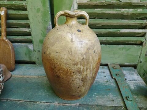 Ancienne Jarre  Huile Grs XIXme Anses sur Goulot 120 Loches (37)