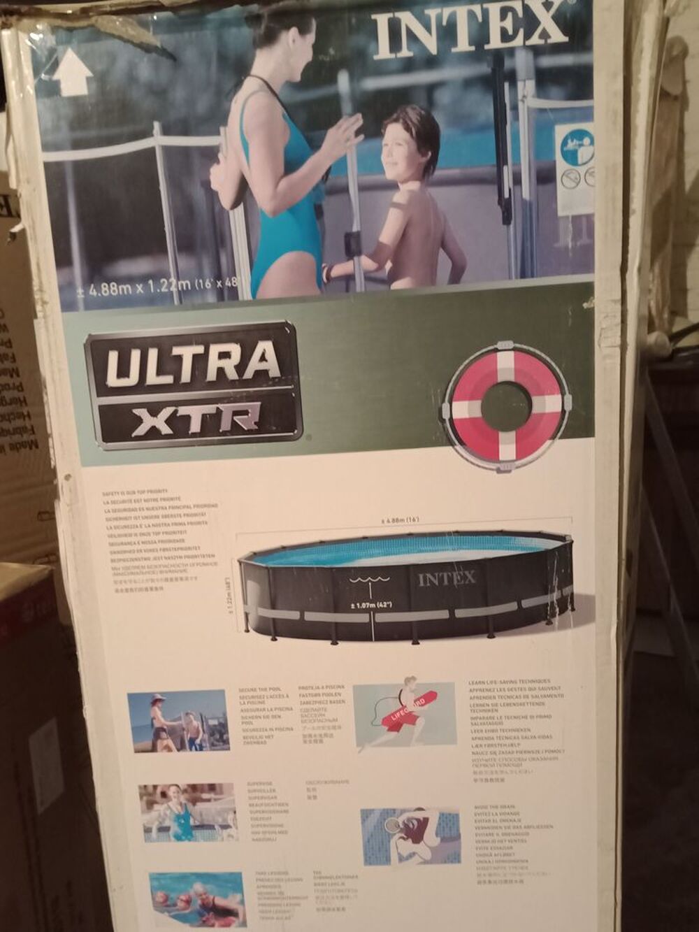 Piscine inter Ultra XTR 4.88 x 1.22 Jardin