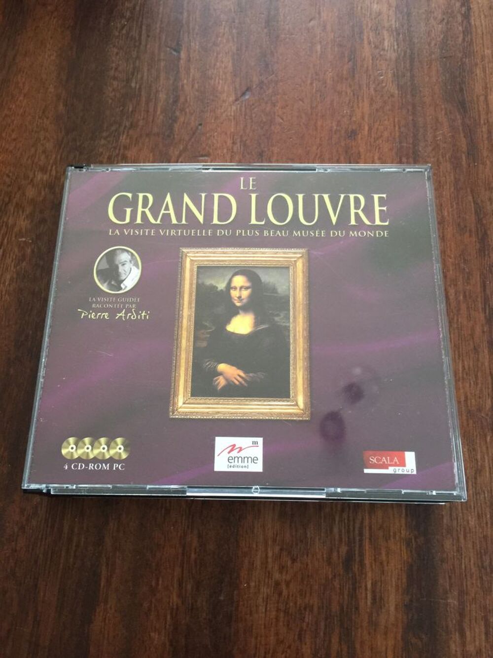 Coffret 4 CD - ROM PC " Le grand Louvre " CD et vinyles