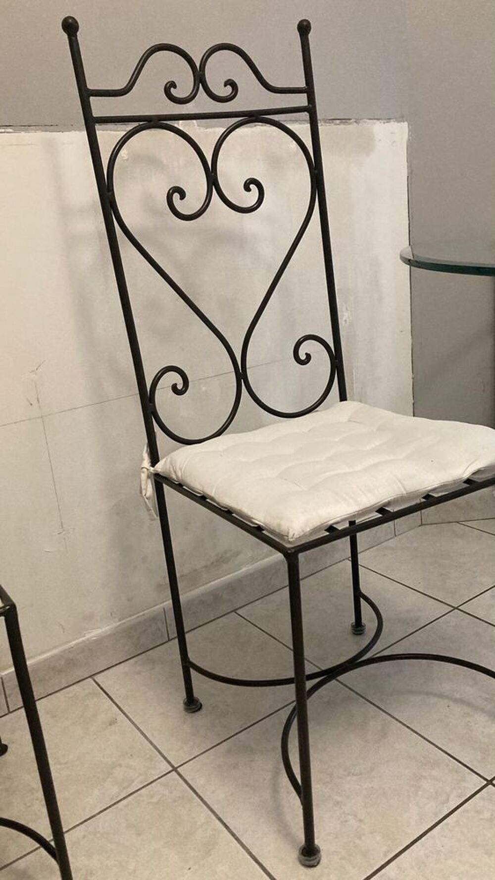 Table verre + 4 chaises Meubles