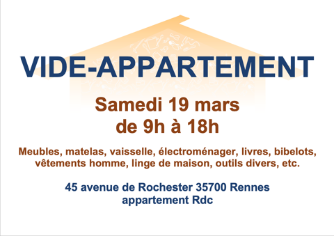 VIDE MAISON / VIDE APPARTEMENT 10 Rennes (35)