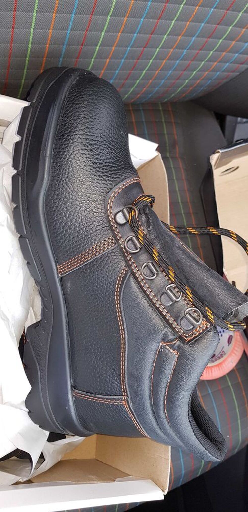 chaussure de S&eacute;curit&eacute; noir neuf T46 Bricolage