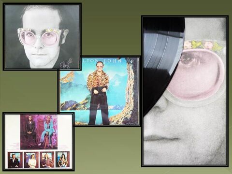 Vinyle 33 tours Elton John  Caribou  15 Nice (06)