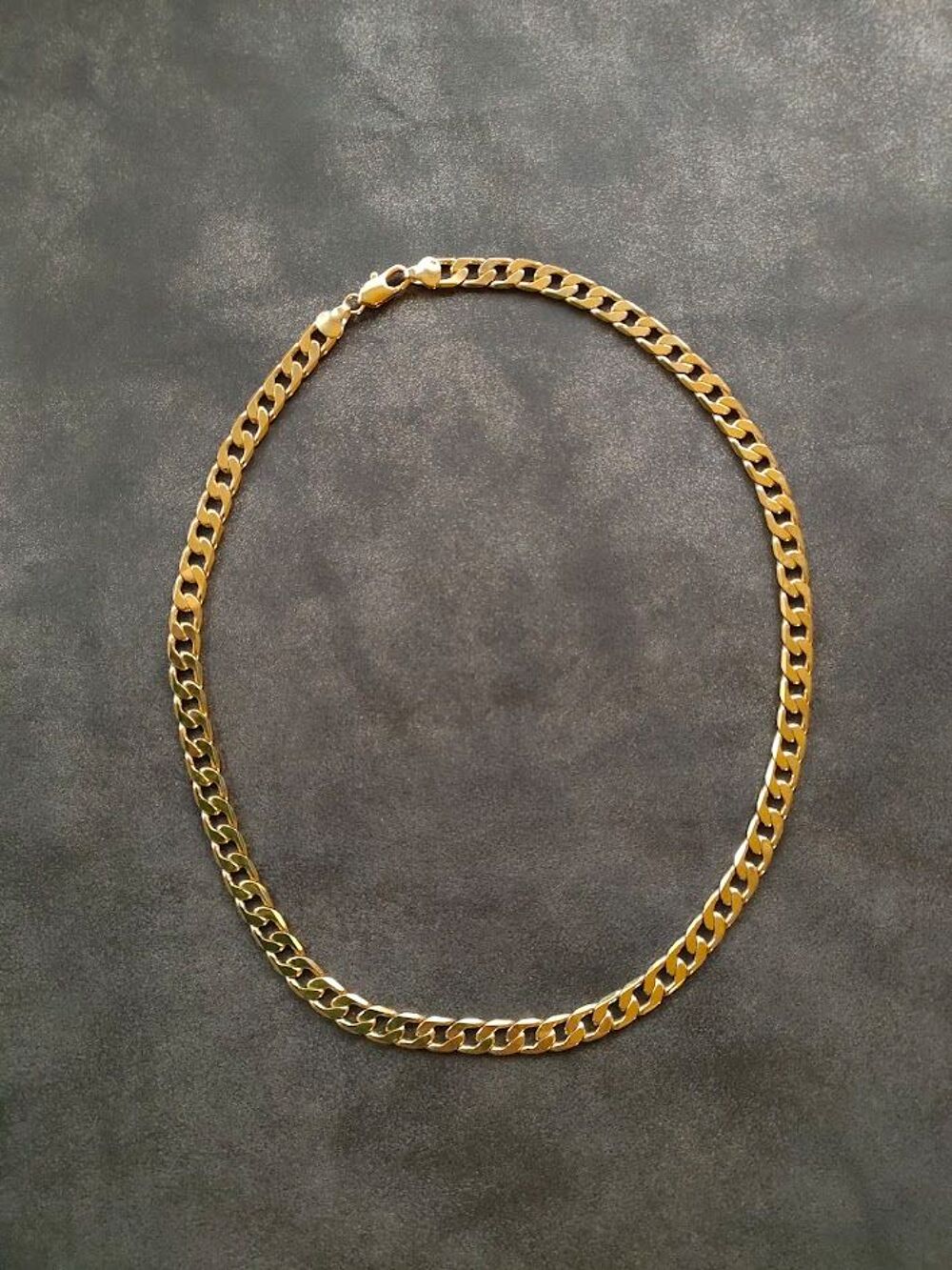 Magnifique cha&icirc;ne plaqu&eacute;e or 50 cm &eacute;tat neuf Bijoux et montres