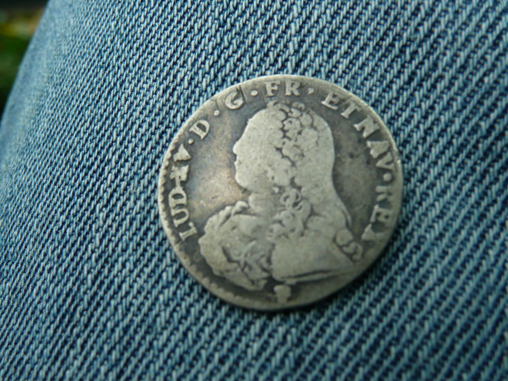&Eacute;cu de France Louis XV 1730 chiffre 9 (Rennes) 