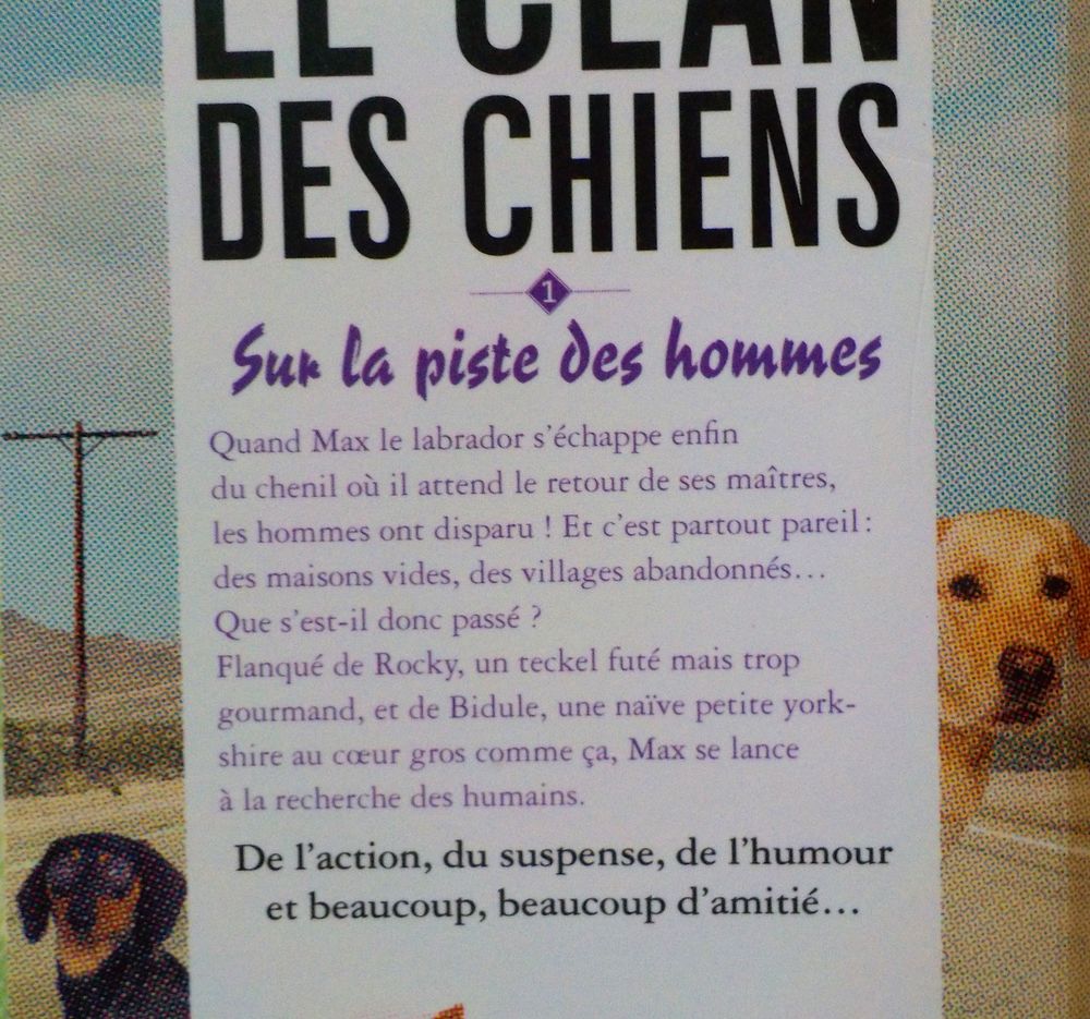LE CLAN DES CHIENS T1 SUR LA PISTE DES HOMMES de C. HOLT Livres et BD
