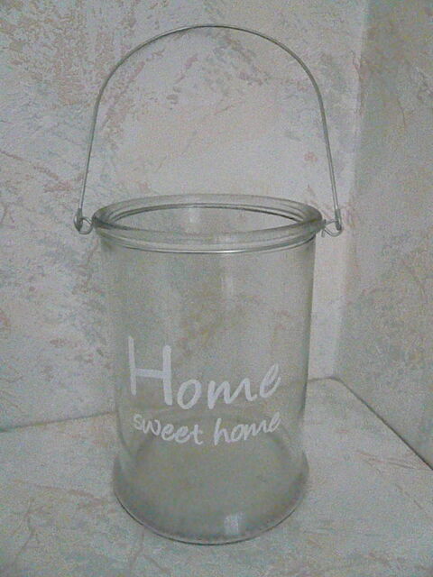 Seau  glaons en verre avec anse 10 Franqueville-Saint-Pierre (76)