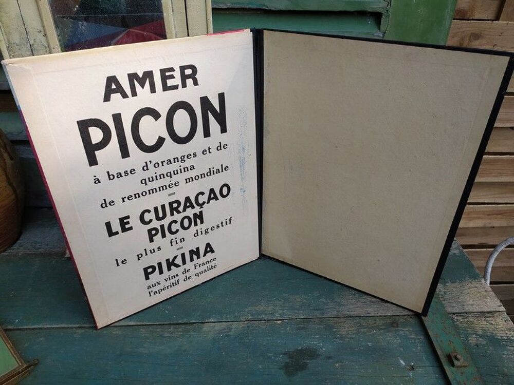 Porte Menu Publicitaire Pikina Picon 1920 Ap&eacute;ritif Bistro 