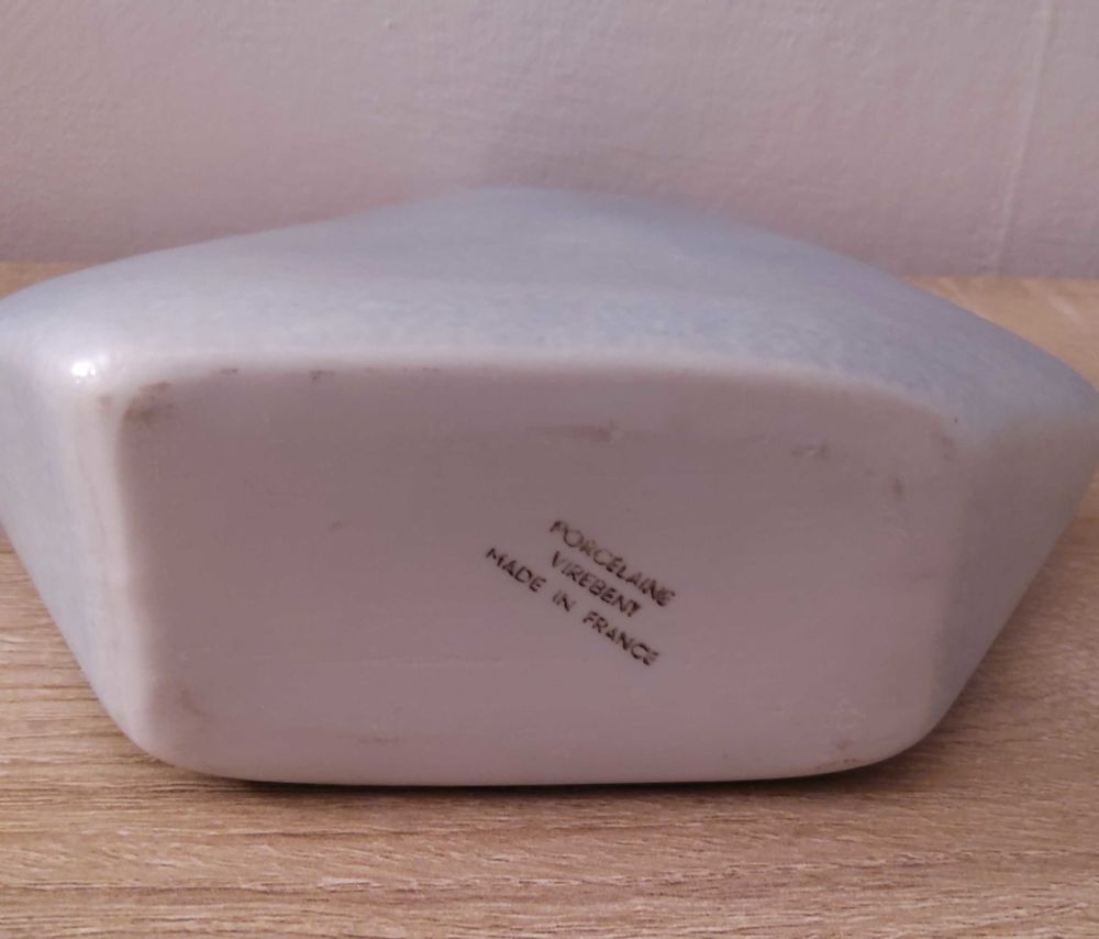 Vase porcelaine ''Virebent'' D�coration
