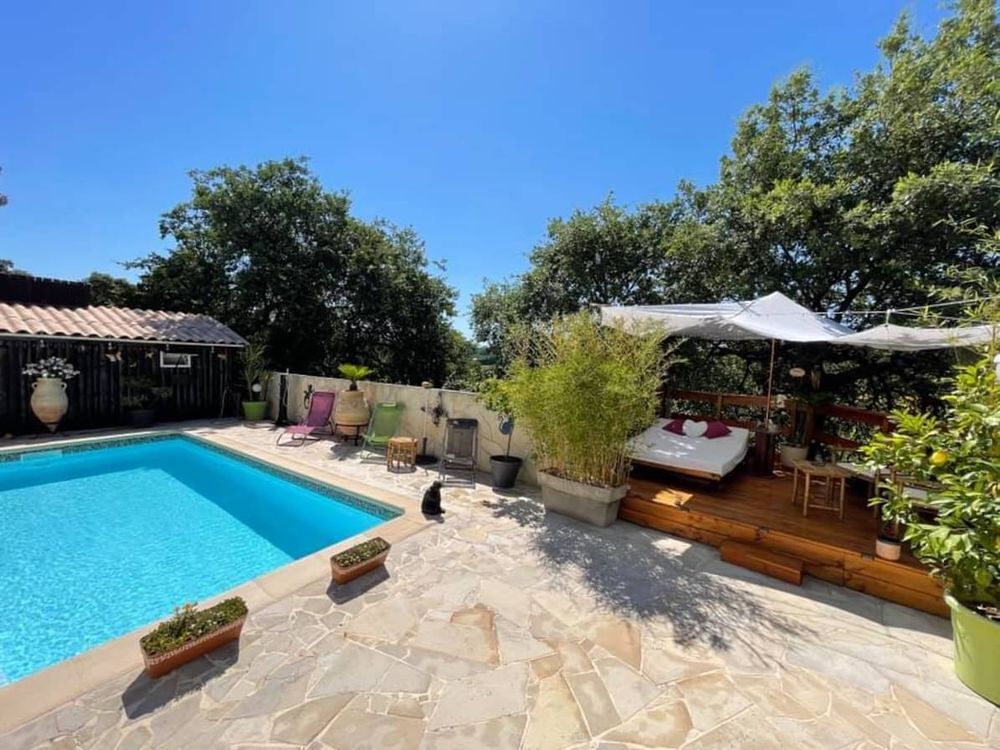   Chambre d'hôtes climatisé confort avec piscine Languedoc-Roussillon, Ners (30360)