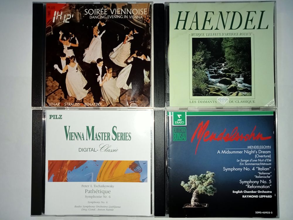 (A1) Lot de 48 CD - Musique Classique, Baroque CD et vinyles