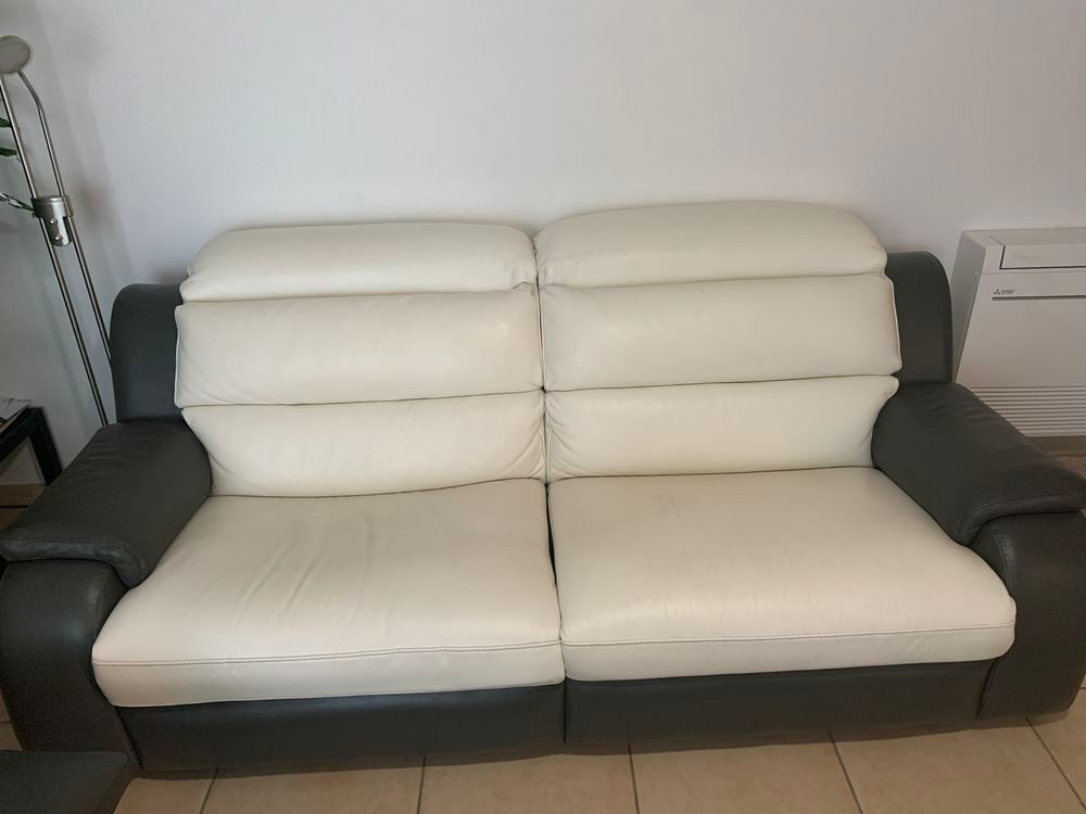 Canap&eacute; en cuir vachette Meubles